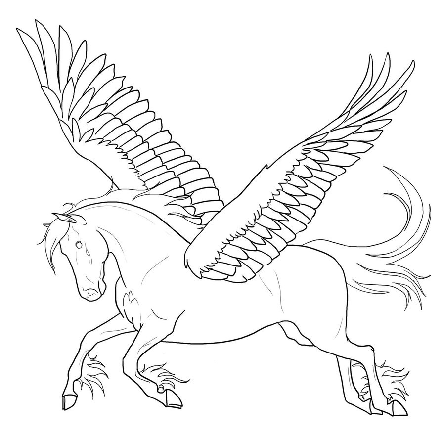 896x892 Pegasus Coloring Pages To Download And Print For Free