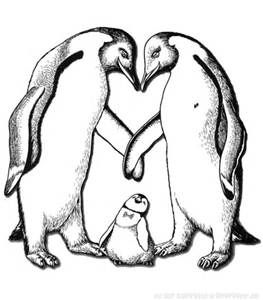263x300 Realistic Penguin Coloring Pages