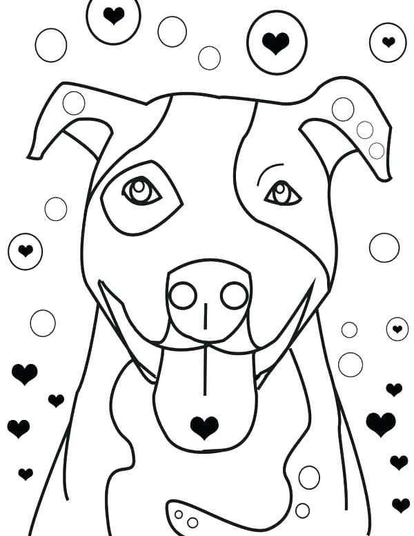 600x776 Pitbull Coloring Pages Coloring Page Coloring Pages Is Falling