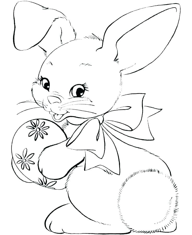736x901 Rabbit Coloring Pages Printable Enjoy Coloringnimals Coloring