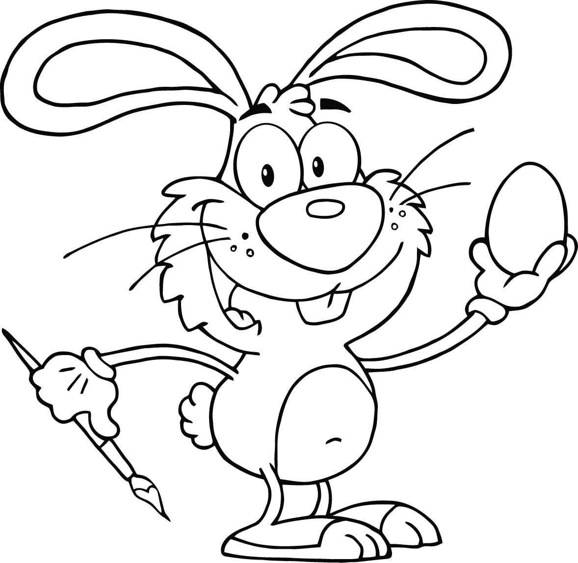 1178x1148 Bunny Coloring Pages Best For Kids Easy Picture Animal Easter
