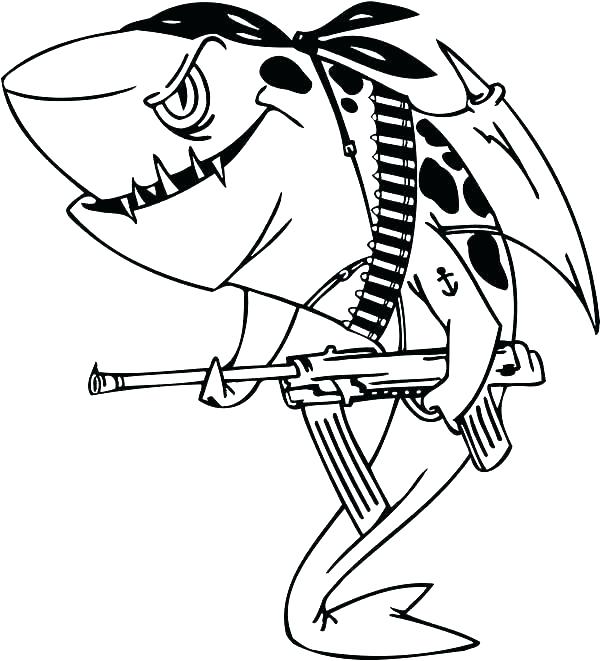 600x661 Coloring Shark Great White Shark Coloring Page Shark Coloring