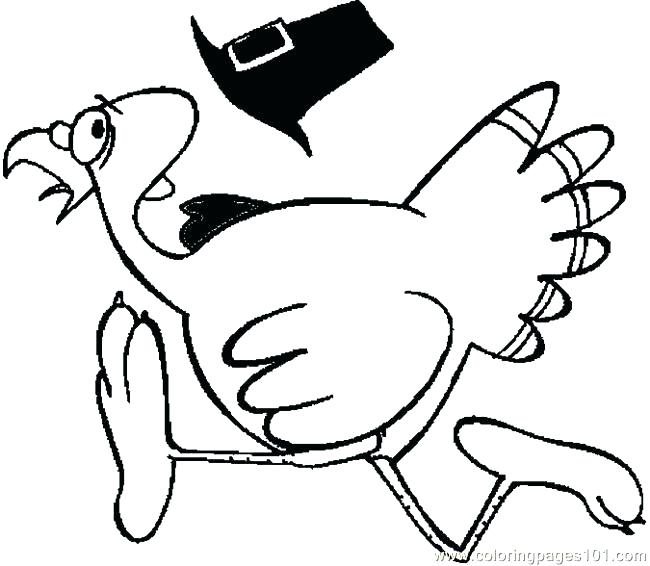 650x566 Running Coloring Pages Running Coloring Pages Turkey Running 2