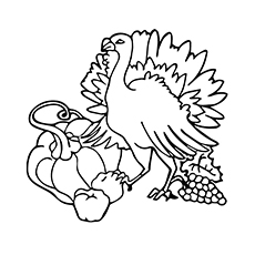 230x230 Top 25 Turkey Coloring Pages For Toddlers