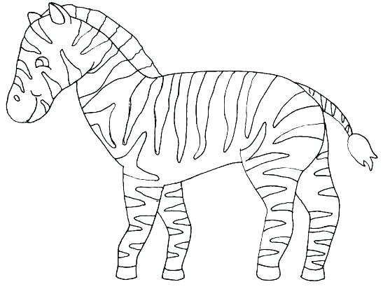 547x413 Coloring Pages Animals Hard Printable Coloring Zebra Color Sheet