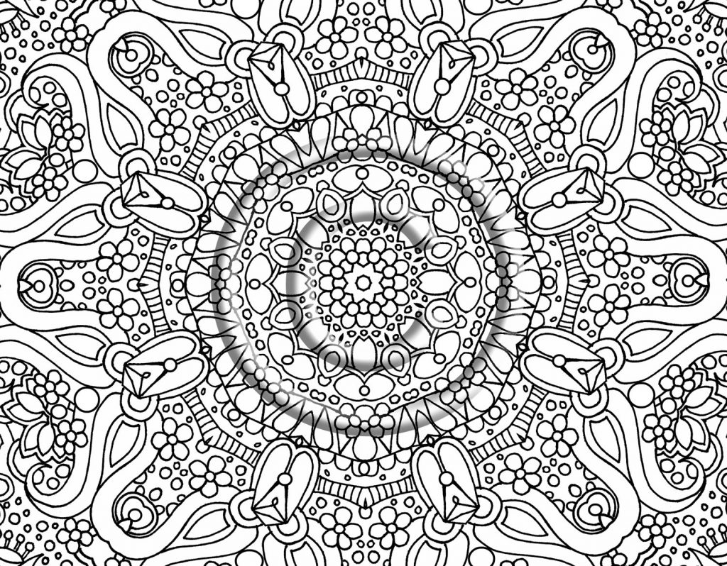 1024x798 Trendy Idea Detailed Coloring Pages For Adults Free Printable