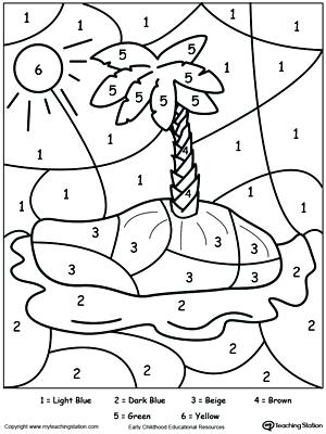 300x400 Color By Numbers Coloring Pages Impressive Color Number Coloring