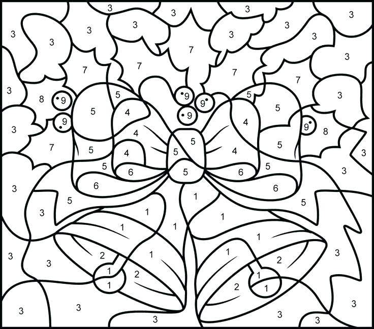 736x648 Hard Color By Number Coloring Pages Free Printable Number Coloring