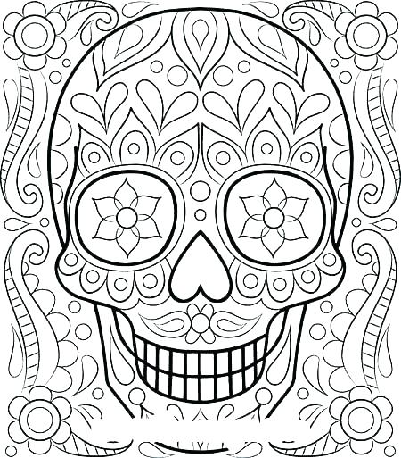 450x513 Free Printable Hard Coloring Pages For Adults As Well As Free