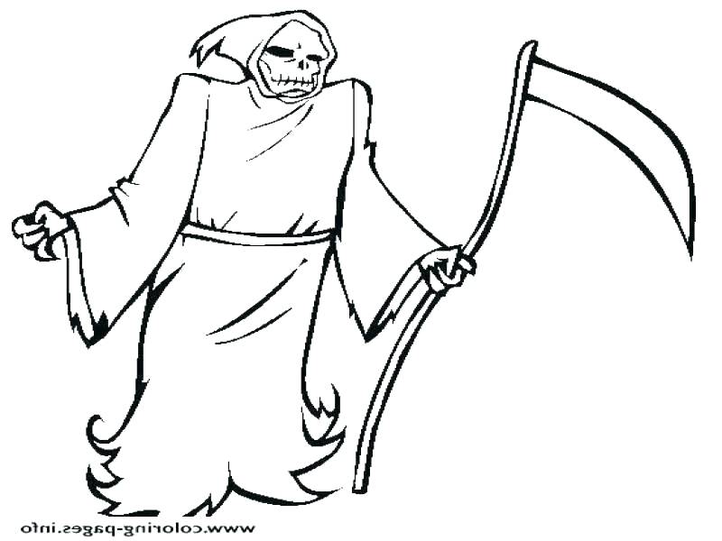 800x600 Coloring Page Grim Reaper Coloring Pages Grim Reaper Coloring