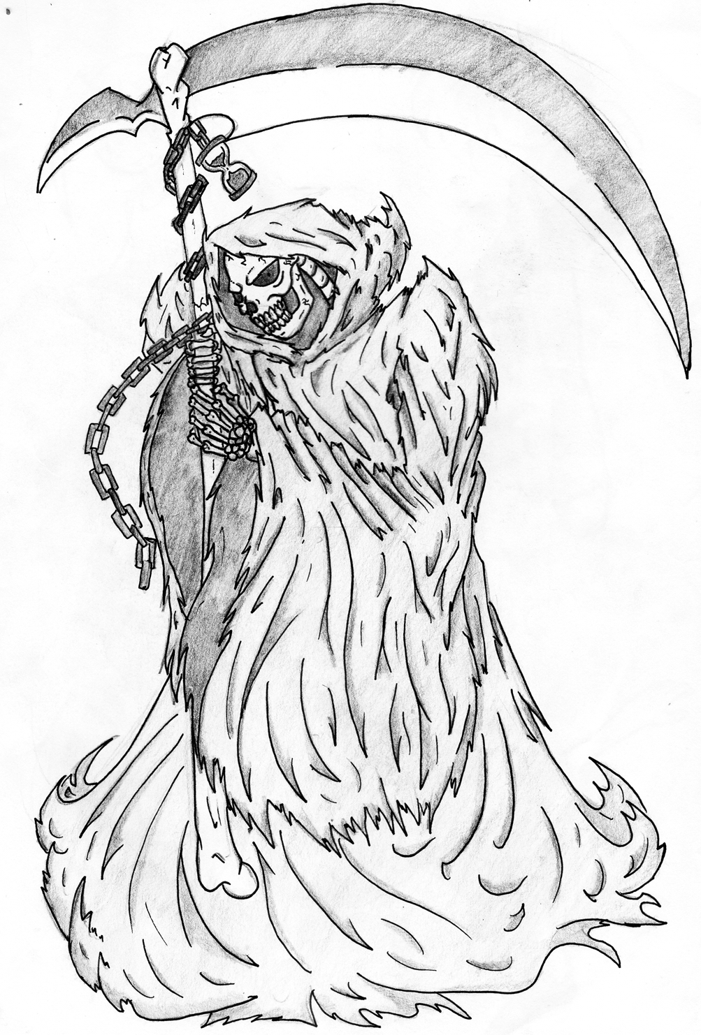 1003x1482 How To Draw Reaper Coloring Pages Surprising How To Draw