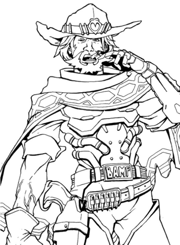 593x808 Kids N 30 Coloring Pages Of Overwatch