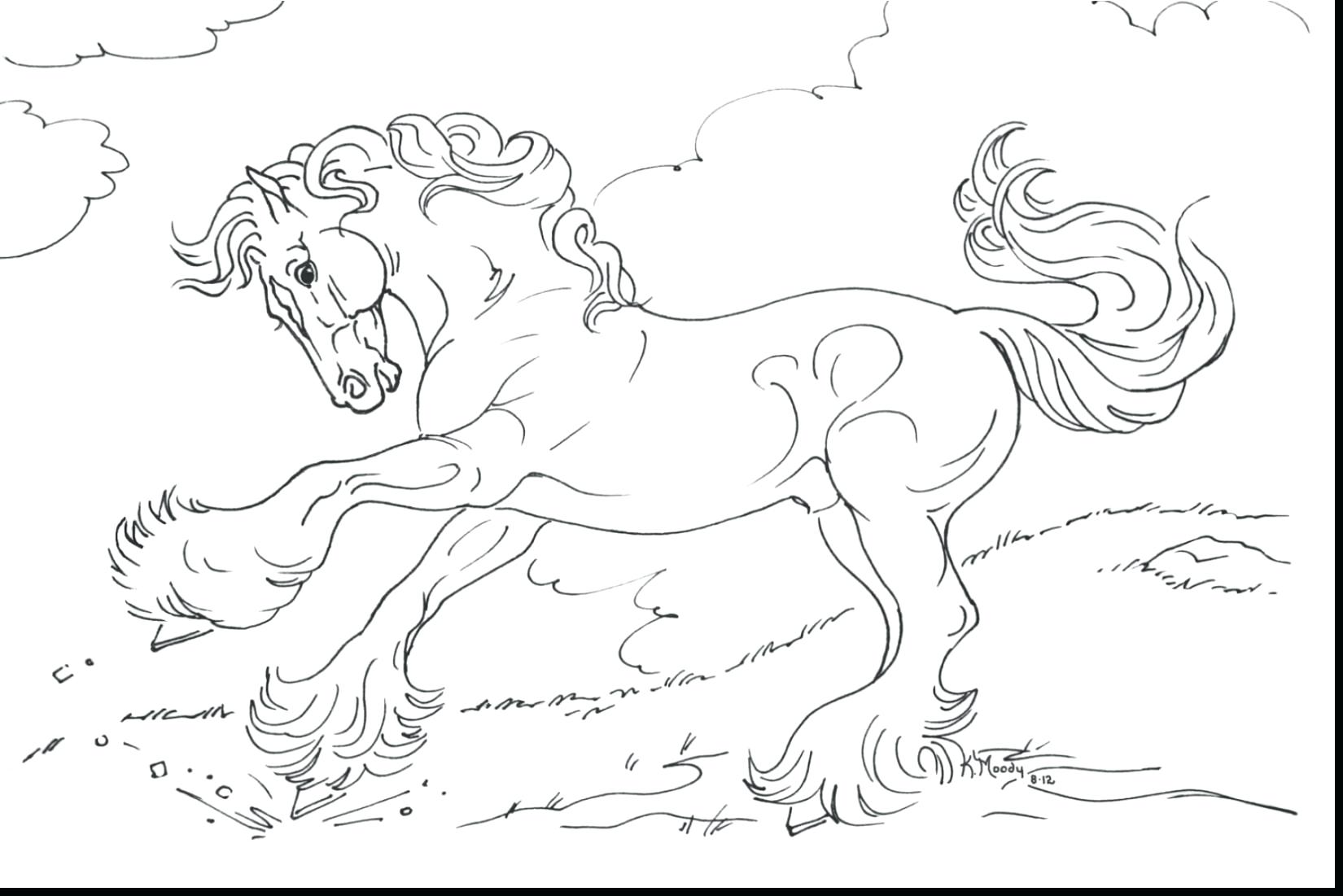 1650x1101 Picture Of Horse Rearing In Horses Coloring Page Pages Online