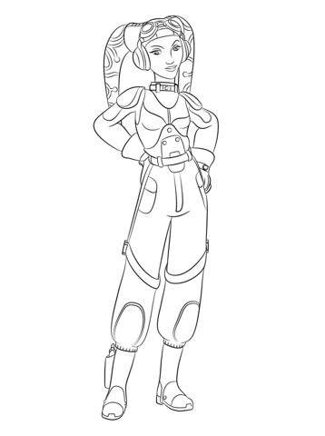 358x480 Star Wars Rebels Hera Syndulla Coloring Page Printables