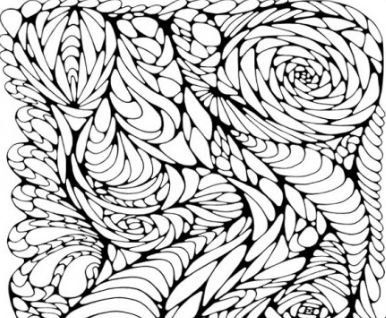 386x318 Coloring Pages For Adults Only From Abstract Coloring