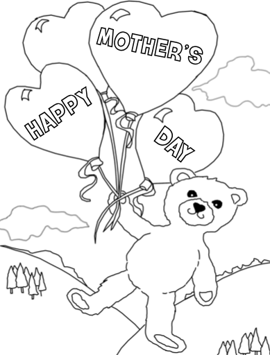 389x512 Best 30 Free Printable Mother's Day Coloring Pages 2018
