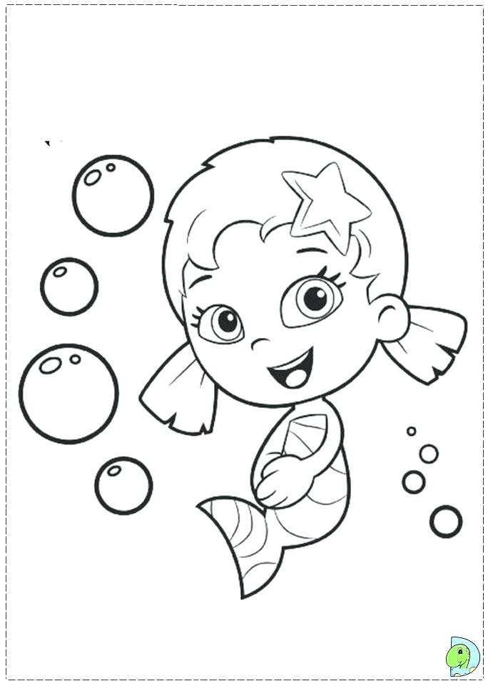 691x960 Bubbles Coloring Pages