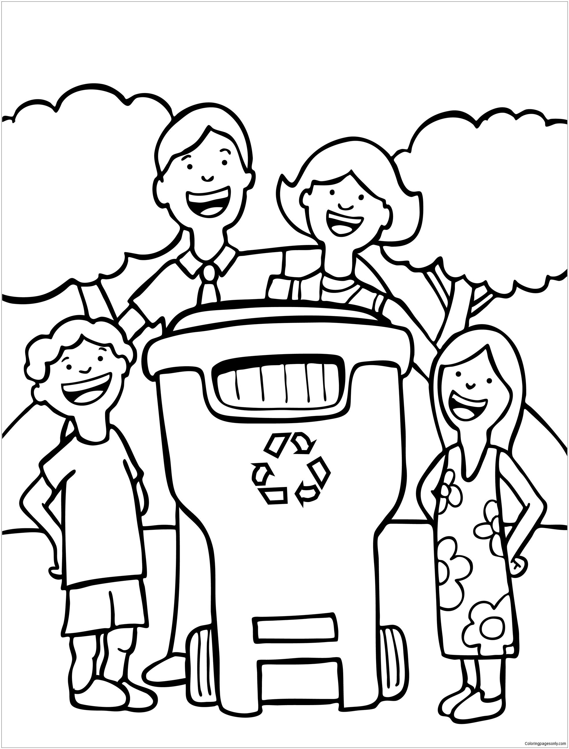 1970x2593 Recycle In Recycling Coloring Page Free Pages Online Beautiful