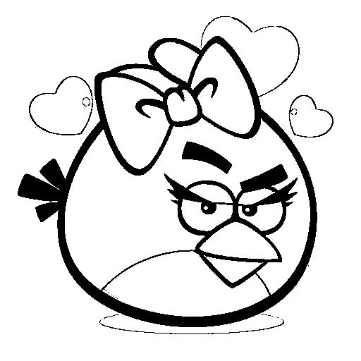 512x512 Kids N 42 Coloring Pages Of Angry Birds
