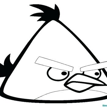 350x350 Angry Birds Blue Bird Coloring Pages Red Bird Coloring Page Free