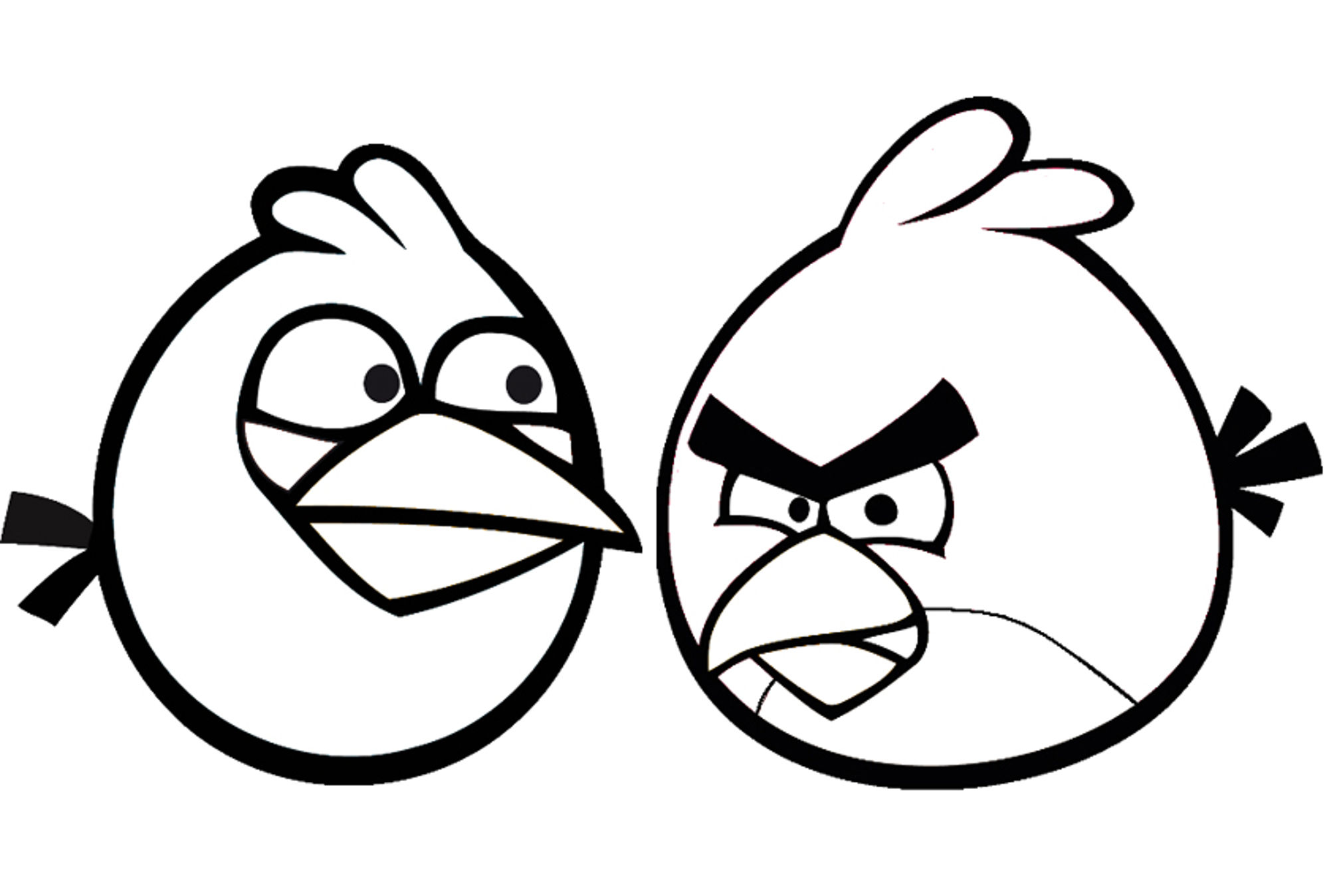 2000x1350 Angry Birds Coloring Pages