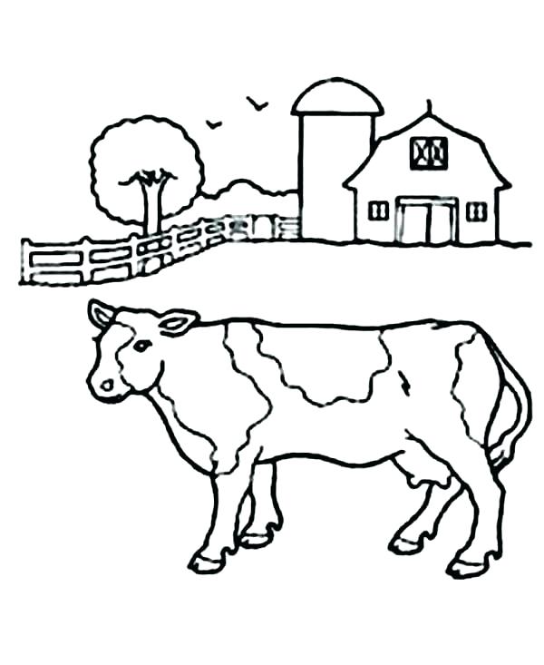 600x733 Barn Coloring Page Barn Coloring Page Stable Coloring Page Horse