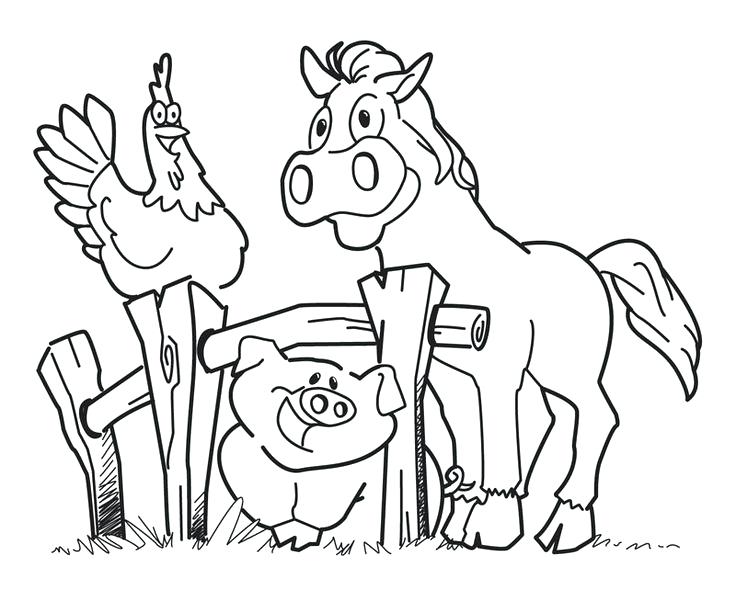 736x590 Red Barn Coloring Books