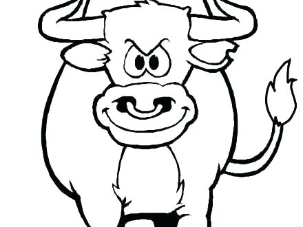 440x330 Rodeo Clown With Bull Coloring Color Horses Rodeo Clown With Bull
