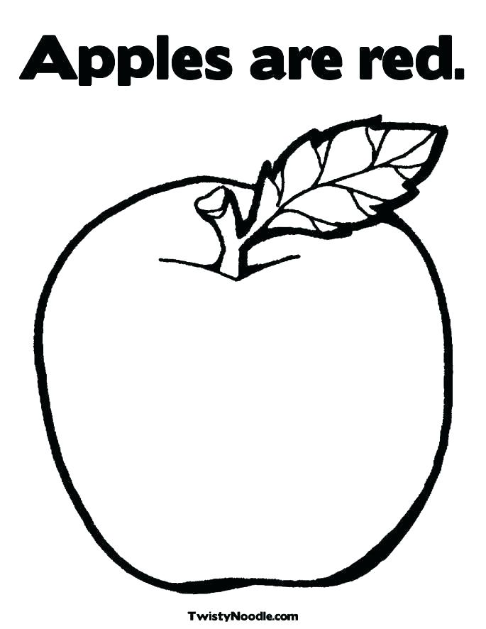 Red Coloring Page