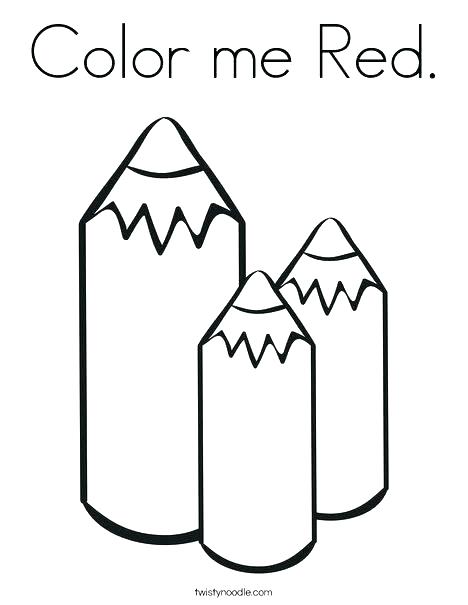 468x605 Crayon Coloring Page Crayon Coloring Pages Printable Color Red