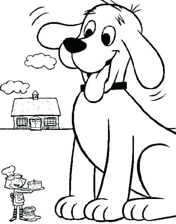 600x761 Clifford Big Red Dog Coloring Pages Printable Kids Coloring Red