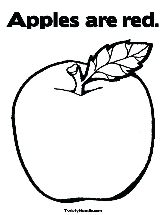 685x886 Color Red Coloring Page Color Red Coloring Pages Candy Apple
