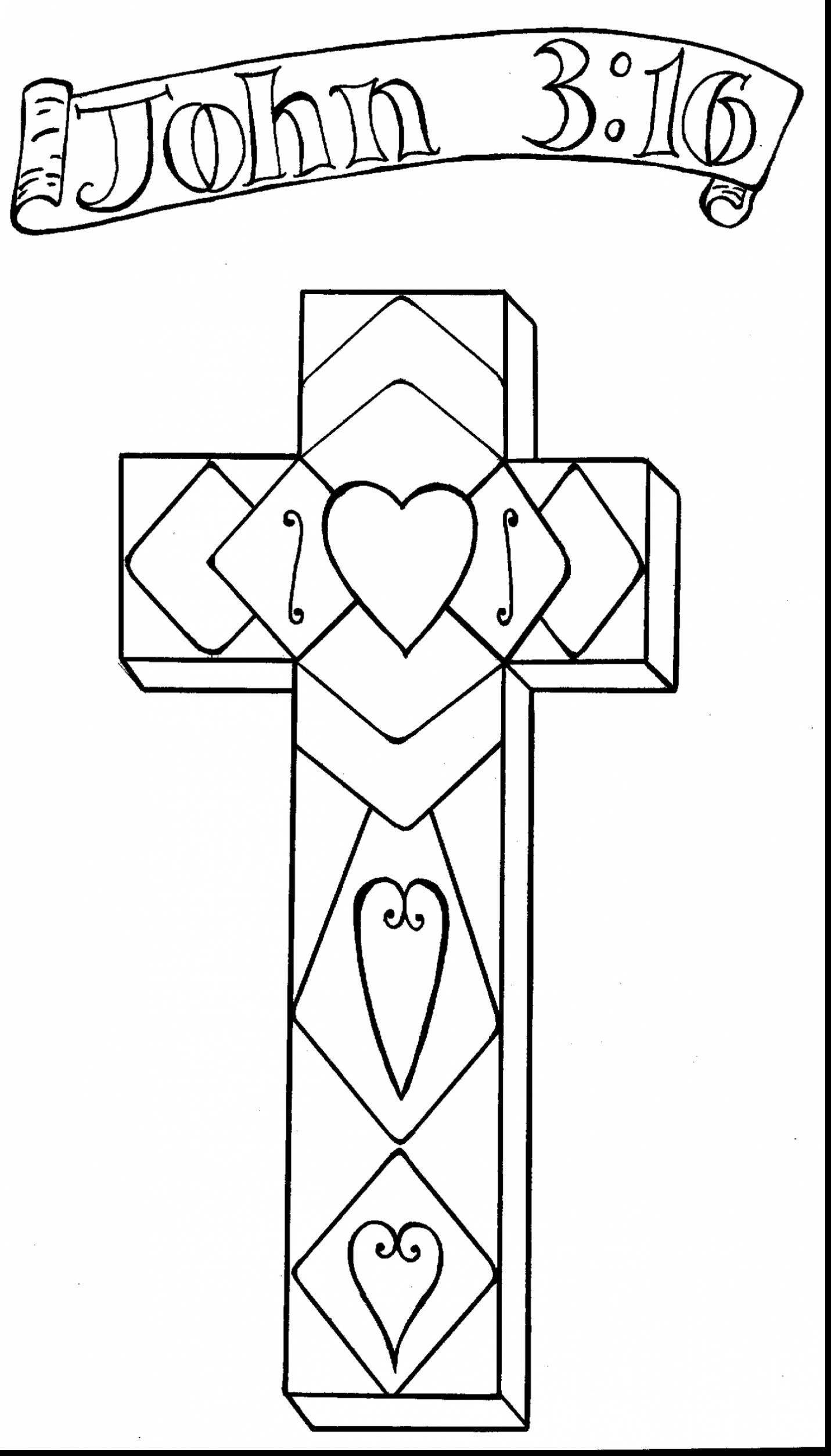1431x2505 Cross Coloring Pages Of Crosses In Free For Adults Red Easter