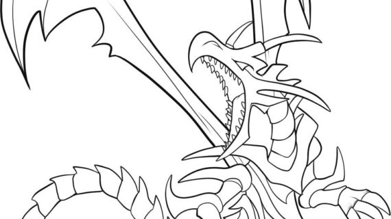 570x320 Red Eyes Black Dragon Drawing Draw Red Eyes Black Dragon, Step By