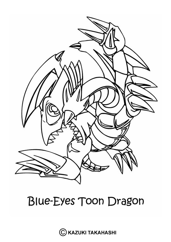 601x850 Yu Gi Oh Coloring Pages