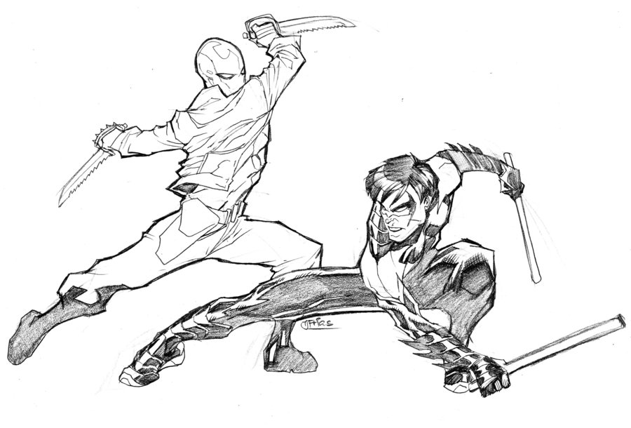 900x610 Red Hood Dc Coloring Pages