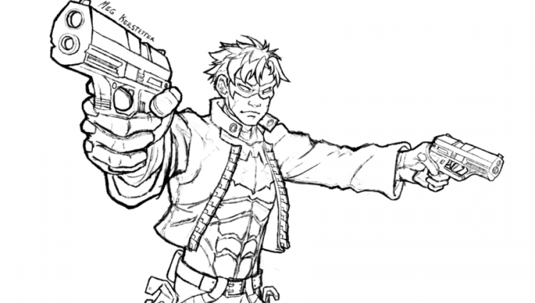 750x425 Red Hood Dc Coloring Pages Jason Todd The Red Hood