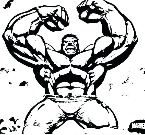 Red Hulk Coloring Pages