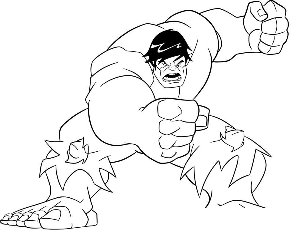 1000x773 Httpcolorings.cored Hulk Coloring Pages Colorings