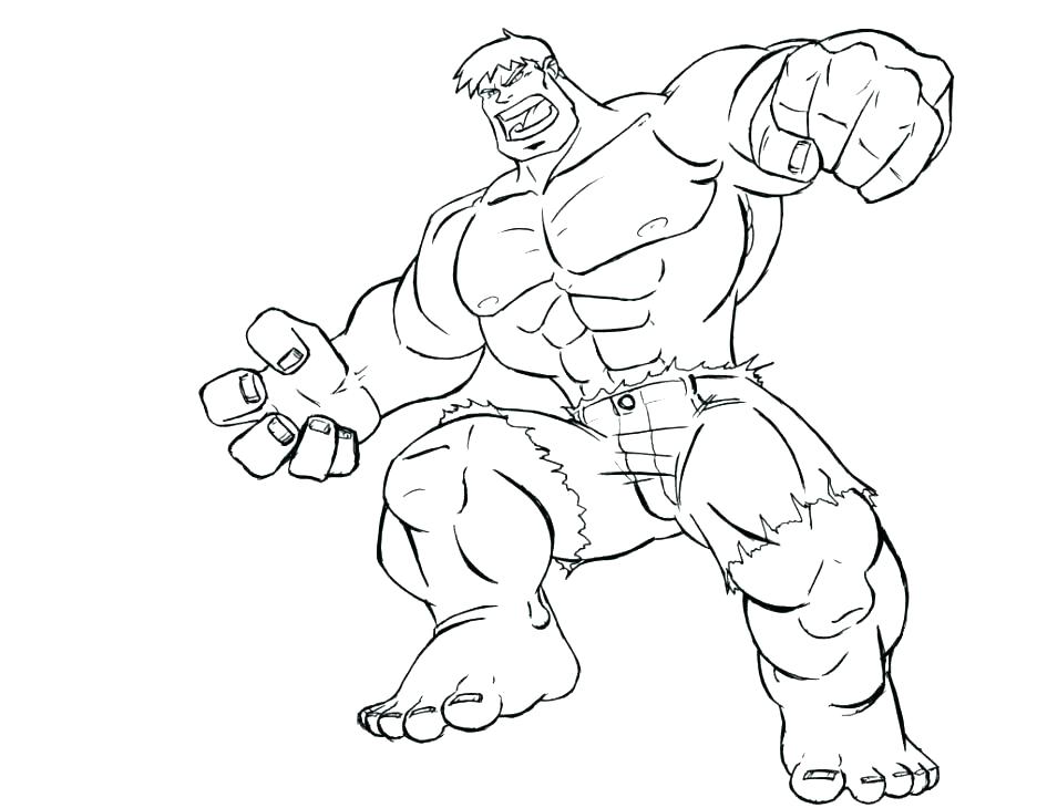945x730 Hulk Coloring Pages Red Hulk Coloring Pages Incredible Hulk