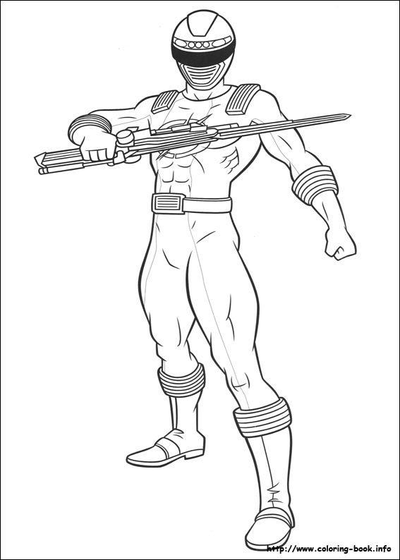 567x794 Amazing Red Ranger In Power Rangers Super Samurai Coloring Page