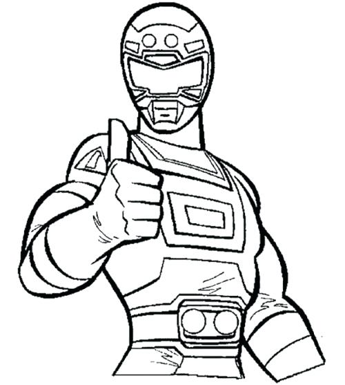 500x557 Turbo Coloring Pages Red Turbo Ranger Coloring Pages Power Ranger