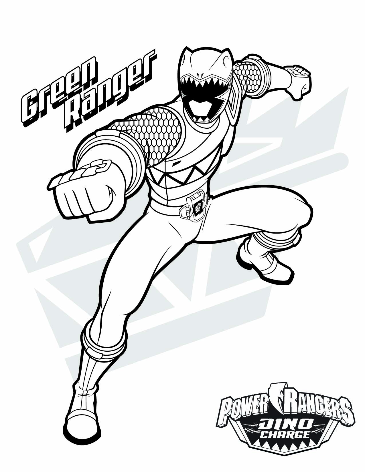 1275x1651 Red Ranger Download Them All To Print