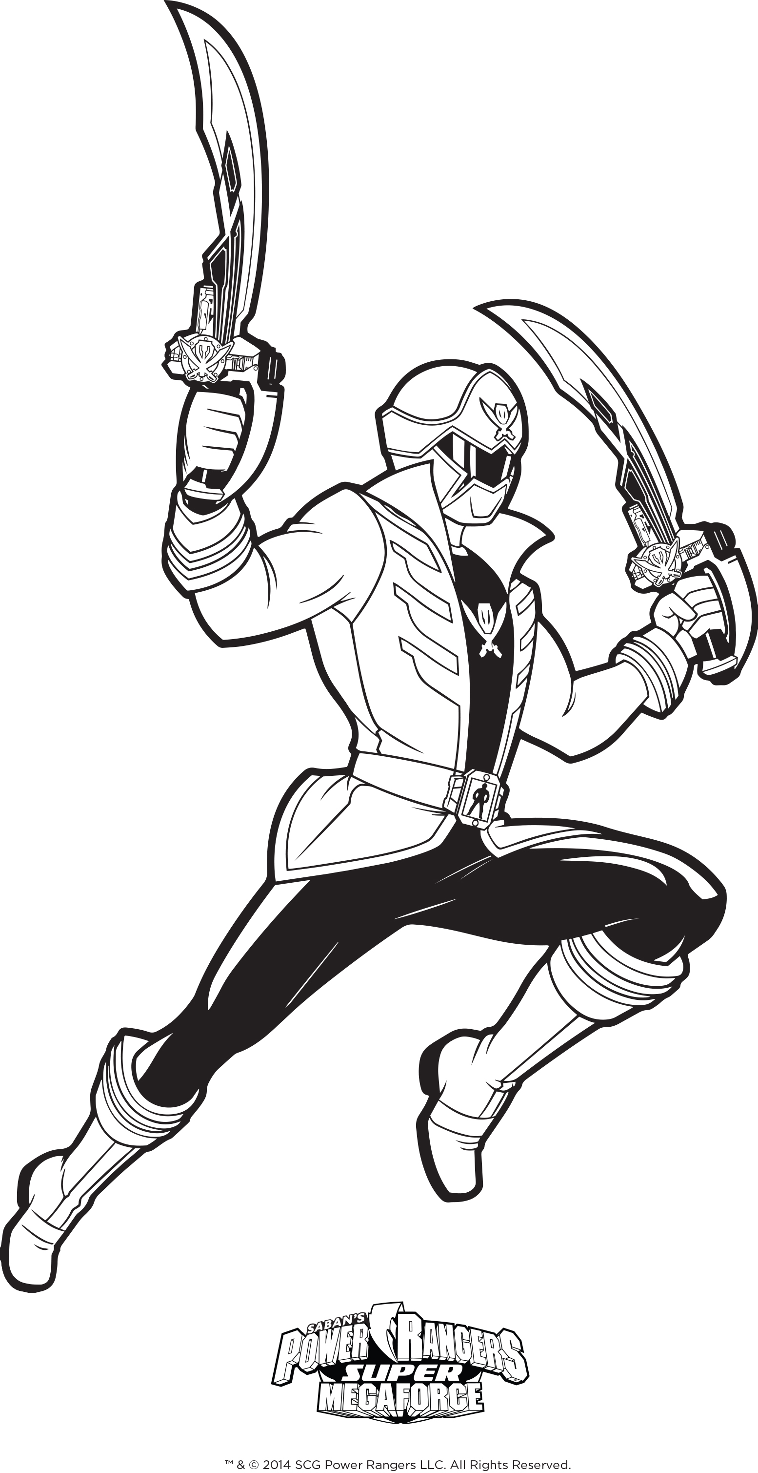 1554x3017 Improved Red Power Ranger Coloring Page Rangers Holding A Sword