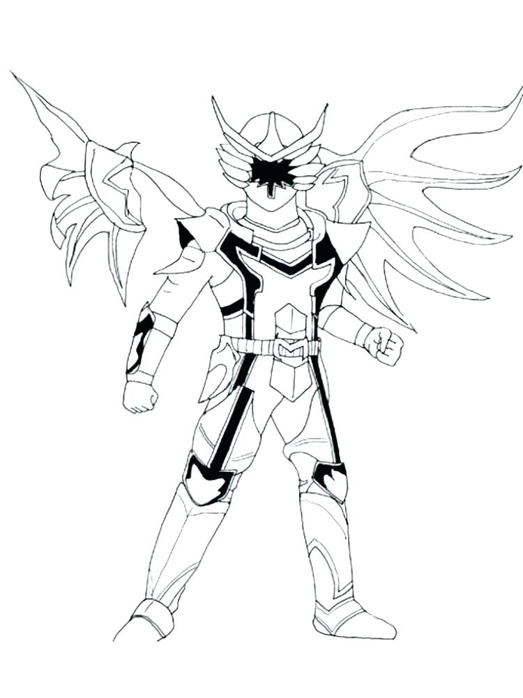 750x1000 Red Power Ranger Coloring Pages