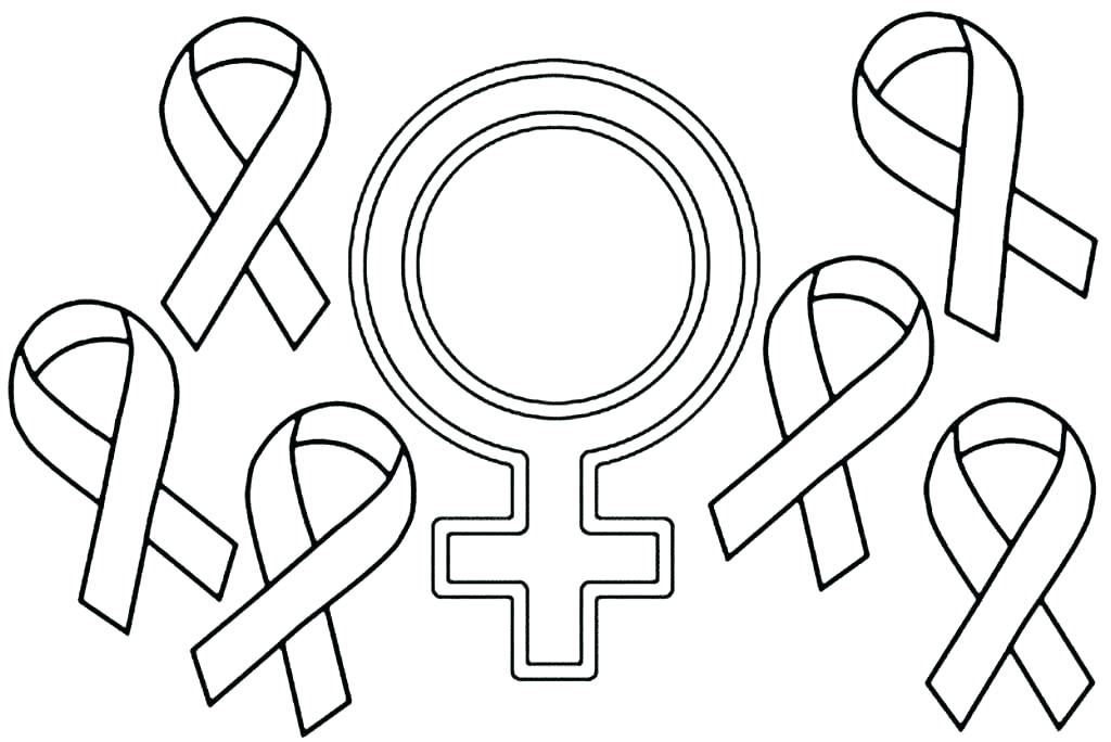 1024x684 Red Ribbon Coloring Pages Breast Cancer Coloring Pages Red Ribbon