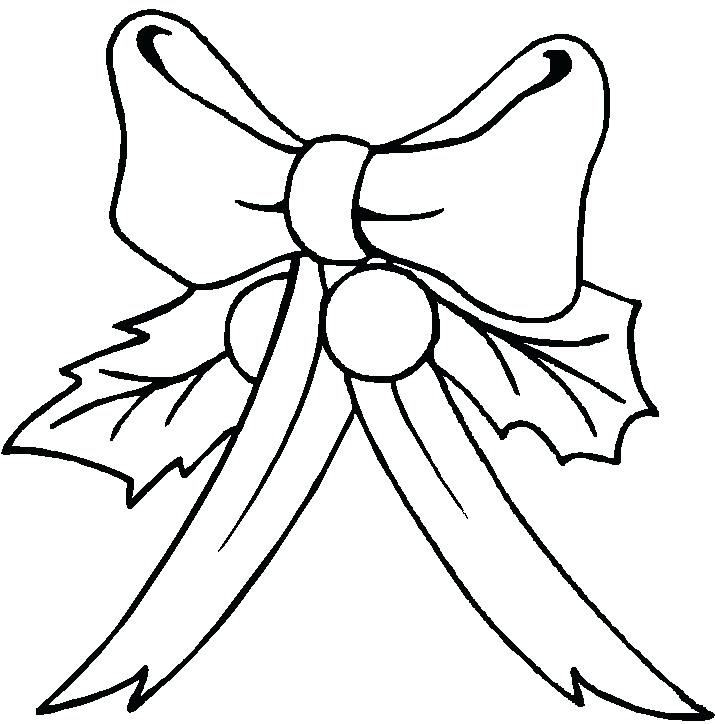 715x724 Bow Coloring Page Ribbon Bow Drawing Coloring Pages Bow Coloring