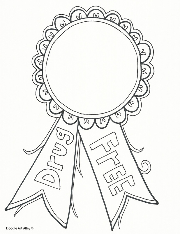 618x800 Red Ribbon Week Coloring Pages And Printables