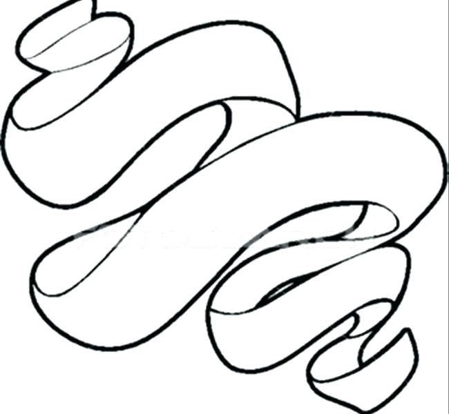 650x600 Free Red Ribbon Coloring Pages Page Color Worksheets For Week