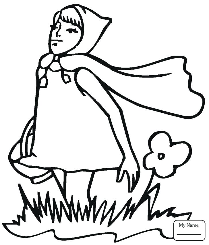 728x850 Little Red Riding Hood Coloring Pages Little Red Riding Hood